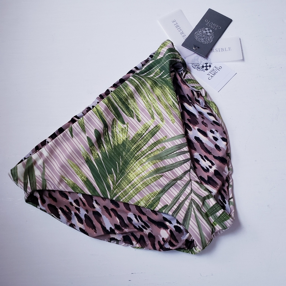 Vince Camuto Swim NWT Reversible Bikini Bottom - S
